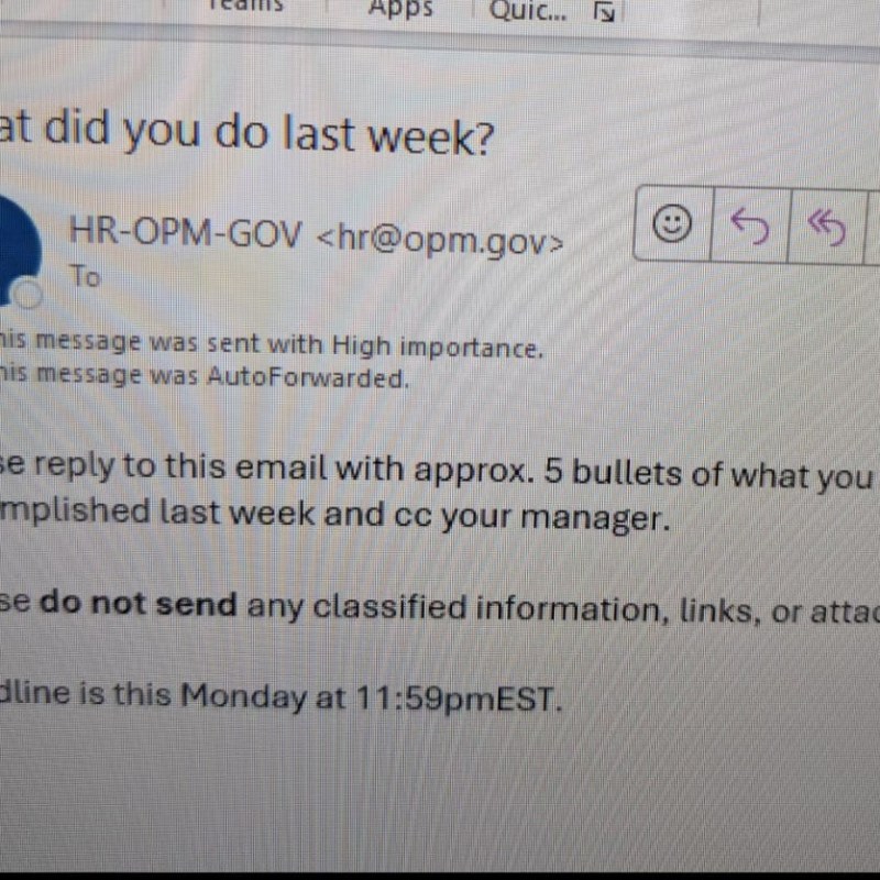 “What Did You Do Last&nbsp;Week?”